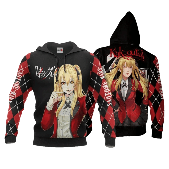Mary Saotome Kakegurui Anime Manga For Men And Women 3d Hoodie Zip Hoodie Moonbestprint