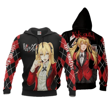 Mary Saotome Kakegurui Anime Manga For Men And Women 3d Hoodie Zip Hoodie Moonbestprint