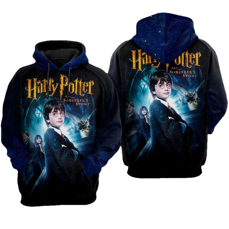 Harry Potter And The Deathly Hallows Part 1 Over Print 3d Hoodie Zip Hoodie Moonbestprint