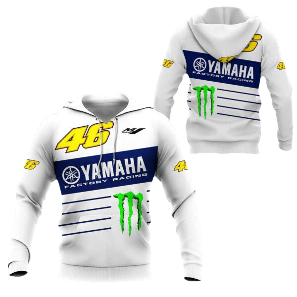 Yamaha Factory Racing Shirt Fan Gift 422, Stylist Unisex 3d Hoodie Zip Hoodie 2052 Moonbestprint