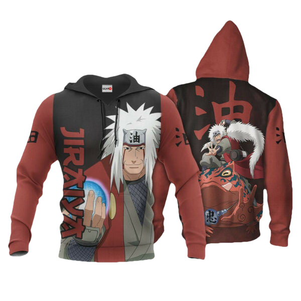 Jiraiya Naruto Anime 3k422 Fan Gift Stylist Unisex Cartoon 3d Hoodie Zip Hoodie 479 Moonbestprint