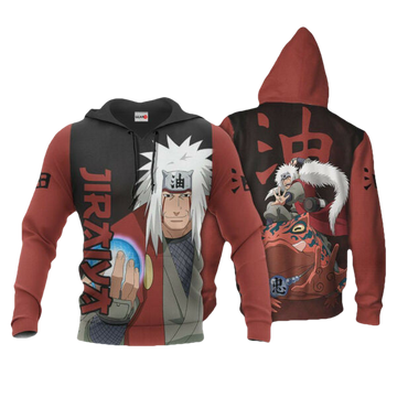 Jiraiya Naruto Anime 3k422 Fan Gift Stylist Unisex Cartoon 3d Hoodie Zip Hoodie 479 Moonbestprint
