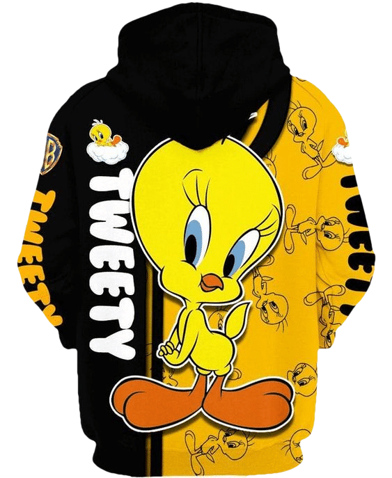 Lovely Tweety Looney Tunes Flims 40 Fan Gift Stylist Unisex Cartoon Graphic Outfits Aop Hoodie 35 Moonbestprint