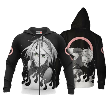 Sakura Haruno Naruto Anime 1k396 Fan Gift Stylist Unisex Cartoon Graphic Outfits Aop 3d Hoodie, Zip Hoodie 1923 Moonbestprint