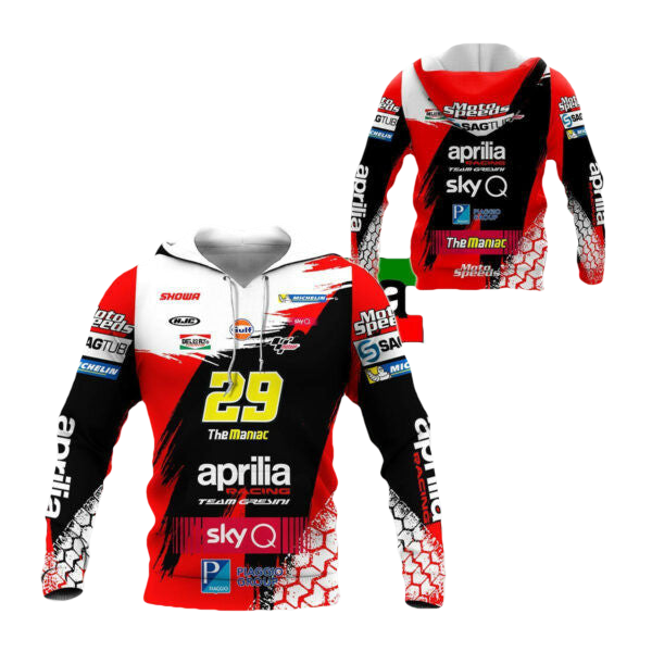 Aprilia Racing Shirt Fan Gift 619, Stylist Unisex 3d Hoodie Zip Hoodie 1607 Moonbestprint