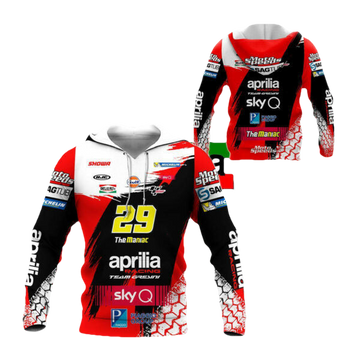 Aprilia Racing Shirt Fan Gift 619, Stylist Unisex 3d Hoodie Zip Hoodie 1607 Moonbestprint