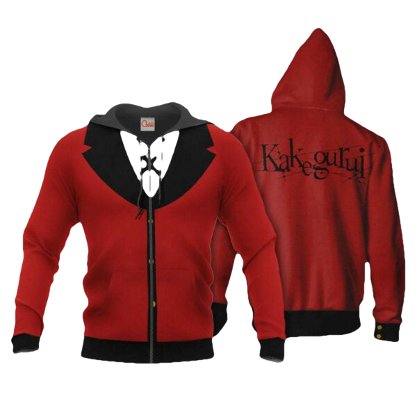 Yumeko Uniform Kakegurui Anime 2k982 Fan Gift Stylist Unisex Cartoon 3d Hoodie Zip Hoodie 1784 Moonbestprint