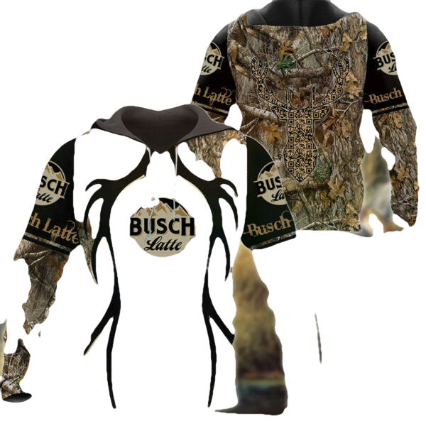 Busch Latte Deer Hunting Unisex Hoodie, Gift For Fan 3d All Over Print Shirt Hoodie 895 Moonbestprint