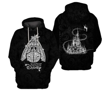 Eeyore Winnie The Pooh Bling Disney Cartoon 2k757 Lover Gift,eeyore Bling Disney All Over Print 3d Hoodie 1033 Moonbestprint