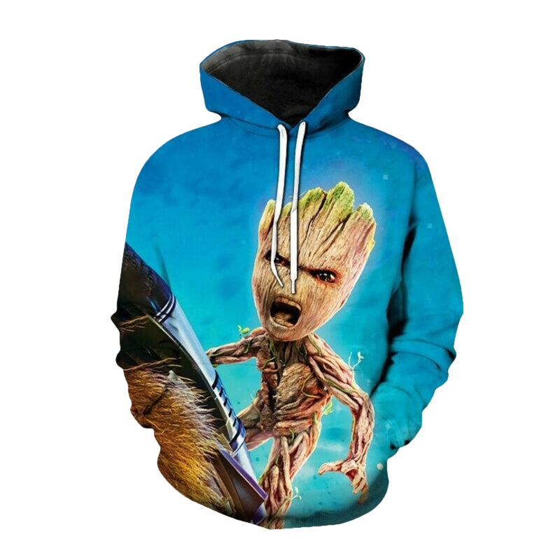 Star Wars Baby Groot 3d Hoodie Zip Hoodie Moonbestprint