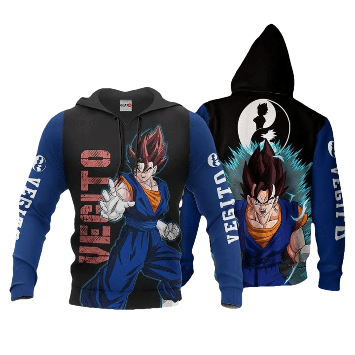 Vegito Dragon Ball Anime Manga For Men And Women 3d Hoodie Zip Hoodie Moonbestprint