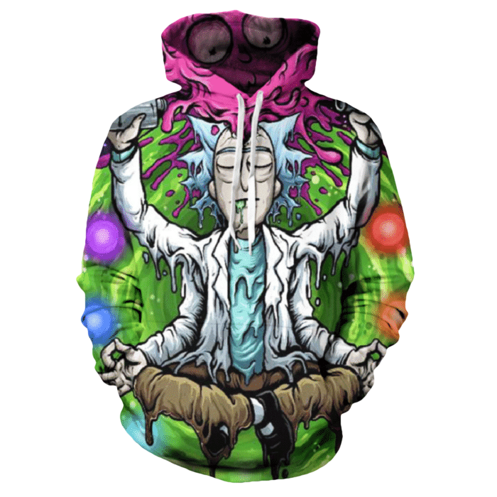 Cartoon Rick And Morty Gift For Men And Women Over Print 3d Hoodie Zip Hoodie 890 Moonbestprint