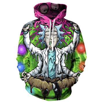 Cartoon Rick And Morty Gift For Men And Women Over Print 3d Hoodie Zip Hoodie 890 Moonbestprint