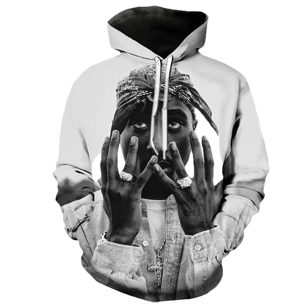 Rapper Amaru Shakur 2pac Tupac Hoodie Women Men Hip Hop 3d Hoodie Zip Hoodie Moonbestprint