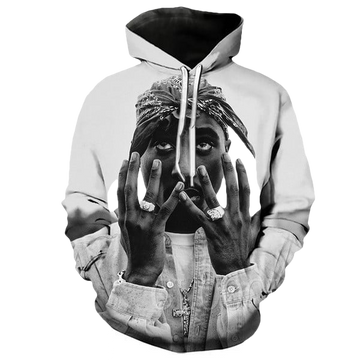 Rapper Amaru Shakur 2pac Tupac Hoodie Women Men Hip Hop 3d Hoodie Zip Hoodie Moonbestprint