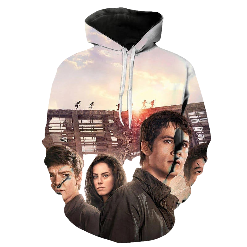 The Maze Runner Hoodies Men Women Children Casual Sweatshirts Movie The Maze Runner 3d Printed Boy Moonbestprint