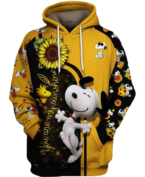 "you Are My Sunshine" Snoopy Hoodie Moonbestprint