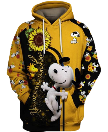 "you Are My Sunshine" Snoopy Hoodie Moonbestprint