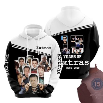 15 Years Of Extras 3d Hoodie Moonbestprint