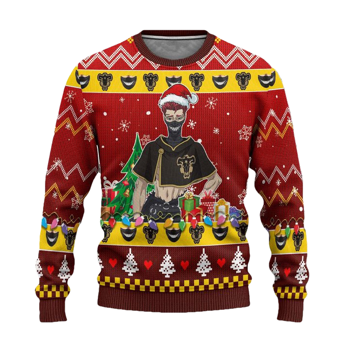 Zora Ideale Anime Ugly Christmas Sweater Black Clover Xmas Gift ? Usalast
