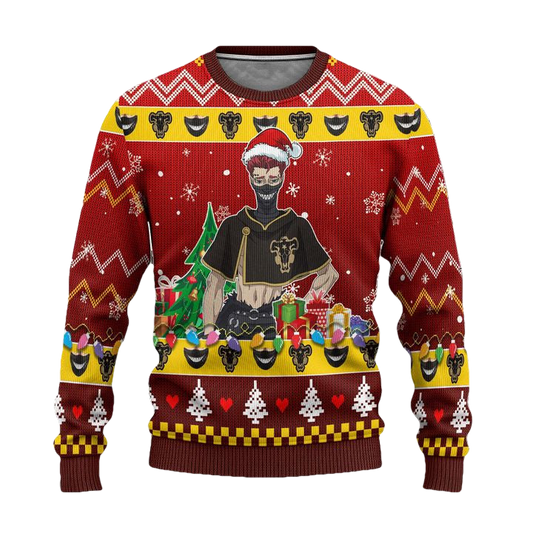 Zora Ideale Anime Ugly Christmas Sweater Black Clover Xmas Gift ? Usalast