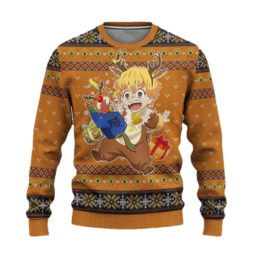 Zenitsu Demon Slayer Anime Ugly Christmas Sweater Xmas Gift ? Usalast