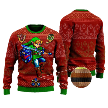 Zelda Link Gems Premium Christmas Sweater ? Usalast
