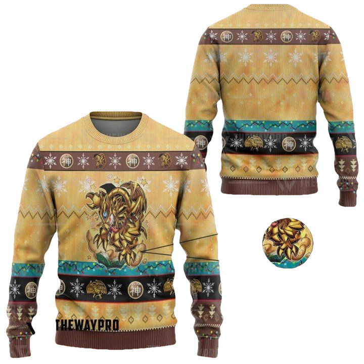 Yugioh The Winged Toon Of Ra Christmas Sweater ? Usalast