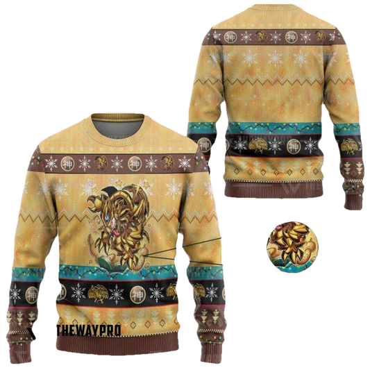 Yugioh The Winged Toon Of Ra Christmas Sweater ? Usalast