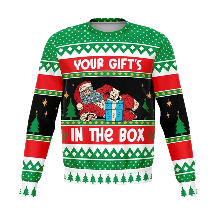 Your In The Box Naughty Meme 2022 Design 3d Ugly Christmas Sweater ? Usalast