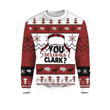 You Serious Clark National Lampoon Vacation Ugly 3D Christmas Sweater ? Usalast