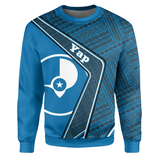 Yap Sweater ? Polynesian Coat Of Arms A224 ? Usalast