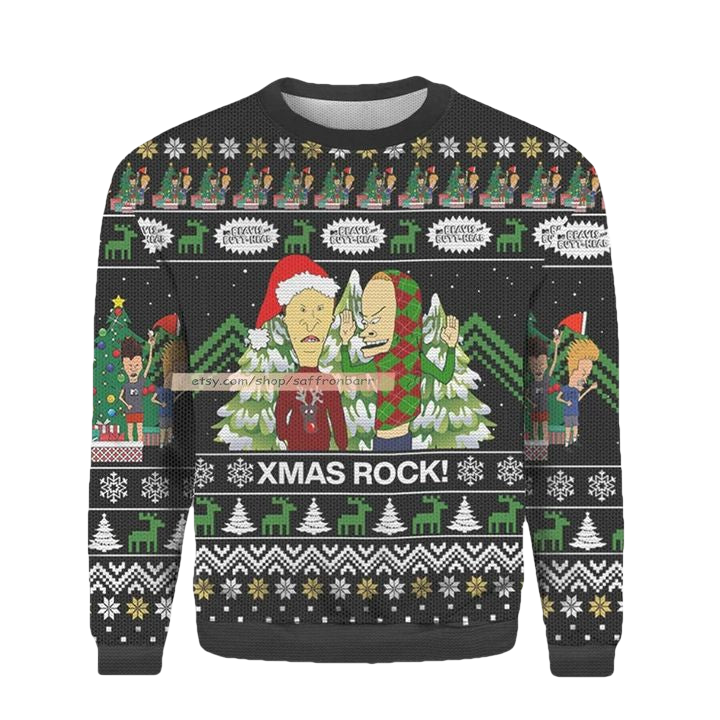 Xmas Rock Merry Christmas 2022 Ugly 3D Sweater ? Usalast