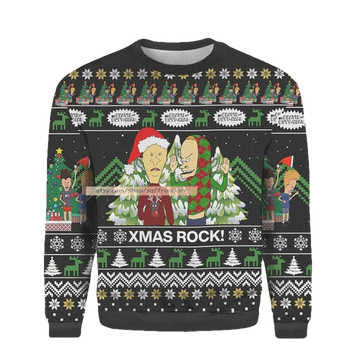Xmas Rock Merry Christmas 2022 Ugly 3D Sweater ? Usalast