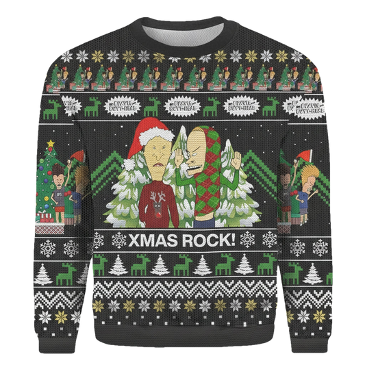 Xmas Rock Merry Christmas 2022 Gift Ugly 3D Sweater ? Usalast