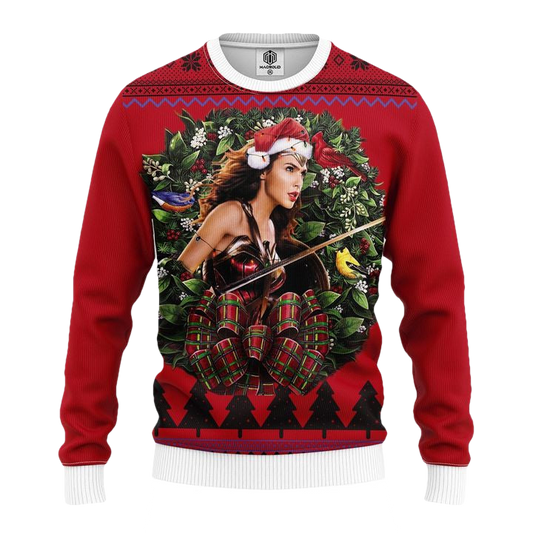 Wonder Woman New Noel Mc Ugly Christmas Sweater Thanksgiving Gift ? Usalast