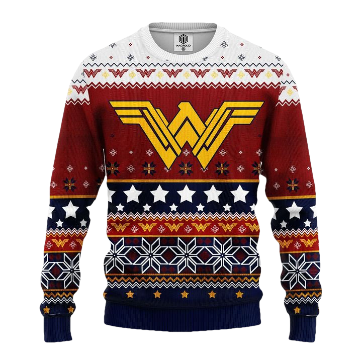 Wonder Woman 3D Christmas Sweater Amazing Gift Idea Thanksgiving Gift ? Usalast