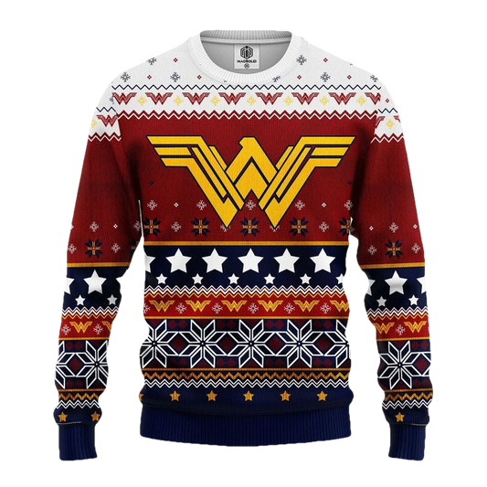 Wonder Woman 3D Christmas Sweater Amazing Gift Idea Thanksgiving Gift ? Usalast