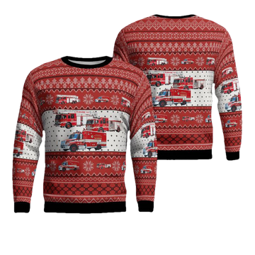 Wisconsin Milwaukee Fire Department Christmas Sweater 3D ? Usalast