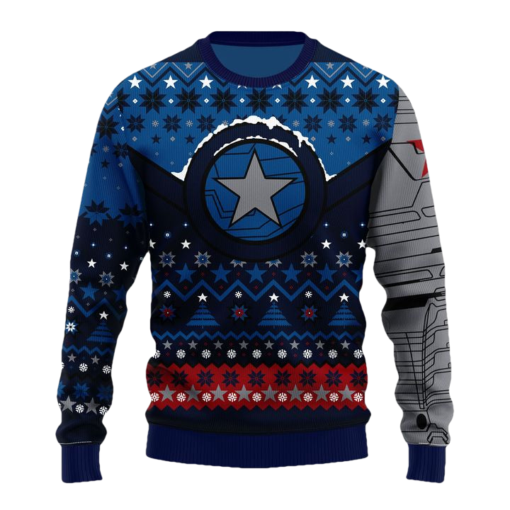 Winter Soldier Ugly Christmas Sweater Xmas Gift ? Usalast