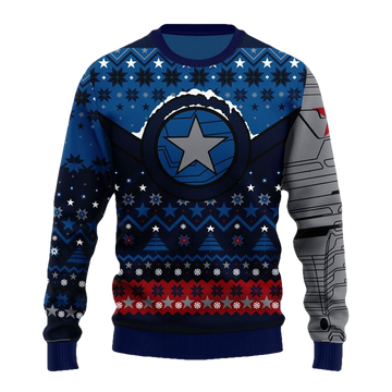 Winter Soldier Ugly Christmas Sweater Xmas Gift ? Usalast