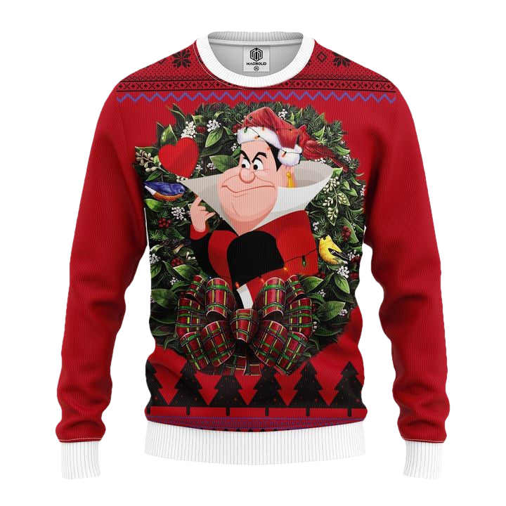 White Rabbit Queen Alice In Wonderland Noel Mc Ugly Christmas Sweater Thanksgiving Gift ? Usalast