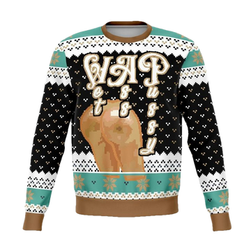 Wet Ass Puy Initials Meme 2022 Design 3d Ugly Christmas Sweater ? Usalast