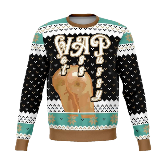 Wet Ass Puy Initials Meme 2022 Design 3d Ugly Christmas Sweater ? Usalast