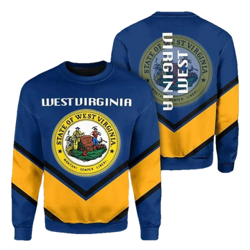 Westvirginia Coat Of Arms Sweater Lucian Style Jw5 ? Usalast