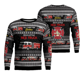 West Nyack New York West-Nyack Fire-Department Christmas Sweater 3D ? SD41 ? Usalast