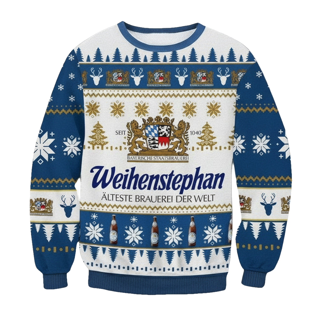 Weihenstephan Beer Ugly Christmas Sweater 2022 ? Usalast