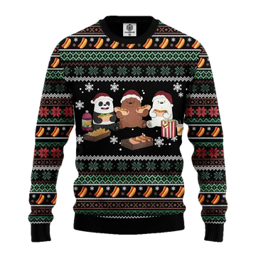 We Bare Bear Ugly Christmas Sweater Amazing Gift Idea Thanksgiving Gift ? Usalast