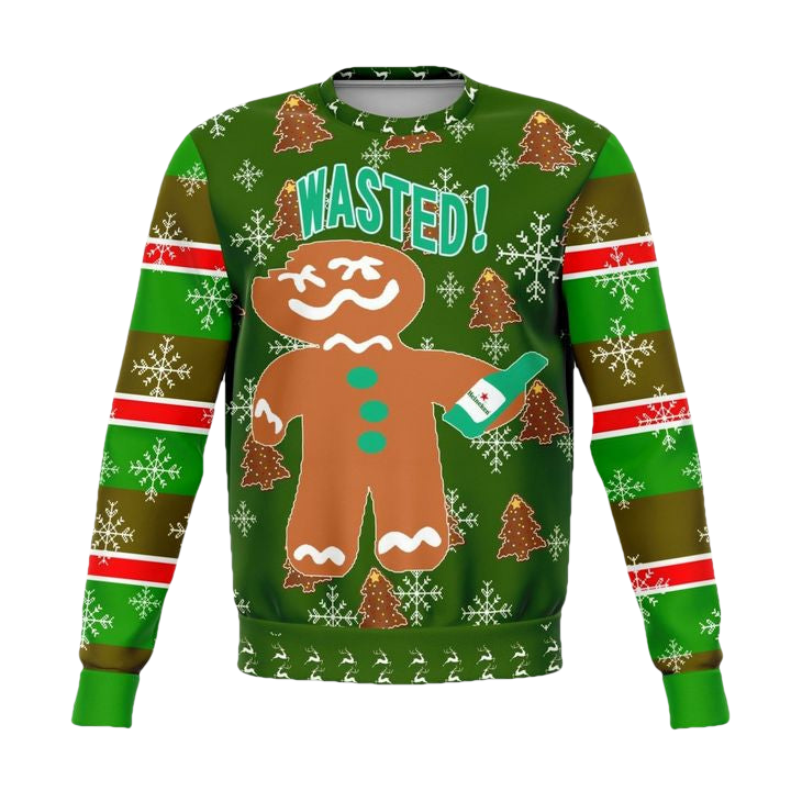 Wasted Meme 2022 Design 3d Ugly Christmas Sweater ? Usalast