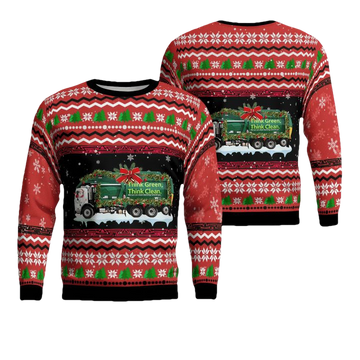 Waste Management Christmas AOP Sweater ? Usalast